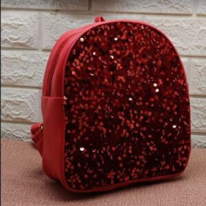 ALPINE Leather Glitter Bag